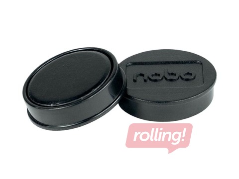 Magnets Nobo, 32 mm, 10 pcs., black
