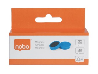 Magnēti Nobo, 32 mm, 10 gab., zili