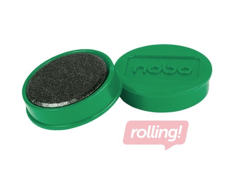 Magnets Nobo, 32 mm, 10 pcs., green