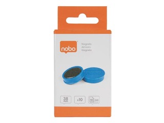 Magnēti Nobo, 38 mm, 10 gab., 1.5 kg, zili