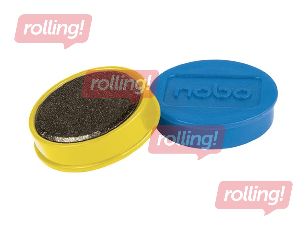 Magnēti Nobo, 38 mm, 10 gab., 1.5 kg, dažādas krāsas