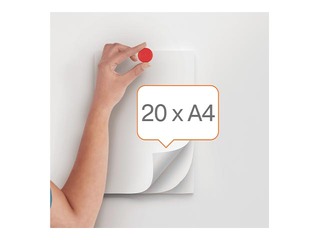 Magnēti Nobo, 38 mm, 10 gab., 2.5 kg, sarkani