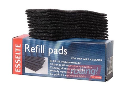 Reffil pads for dry wipe cleaner Esselte, 10 pcs.