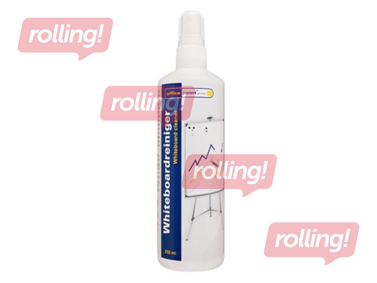Tīrīšanas škidrums baltajām tāfelēm Office Point, 250ml