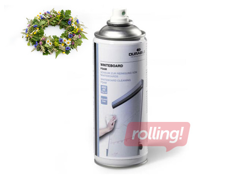Tīrīšanas putas baltajām tāfelēm Durable Superclean, 400ml +Līgo dāvana!