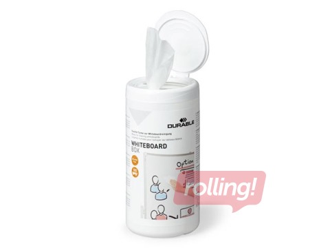 Чистящие салфетки для белых маркерных досок. Durable, 100 шт.