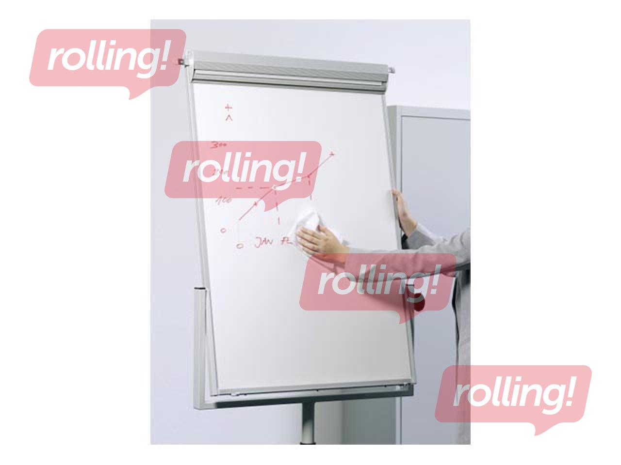 Salvetes balto tāfeļu tīrīšanai Durable, 100 gab./iepak.