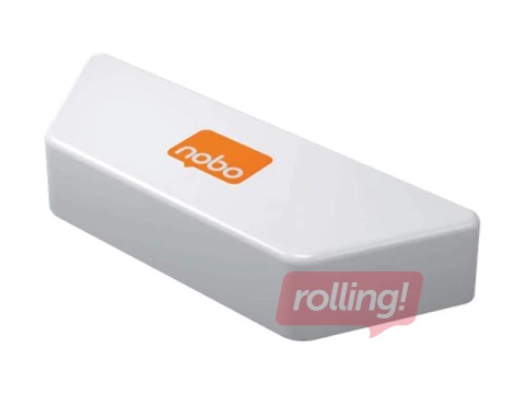 Whiteboard Eraser Nobo, magnetic, white