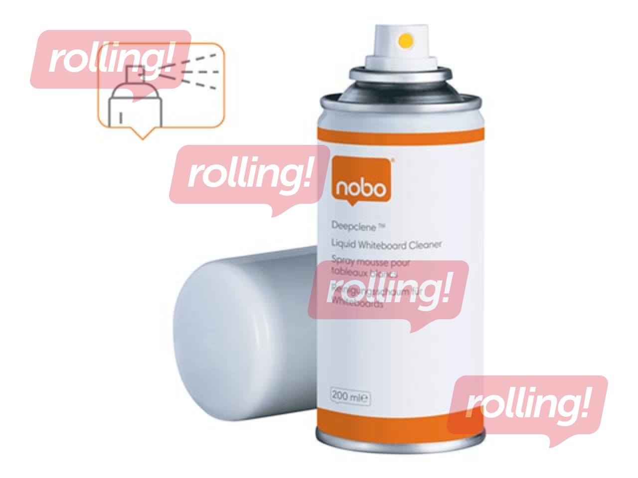 Deepclene Whiteboard Cleaner Spray Nobo, 200ml