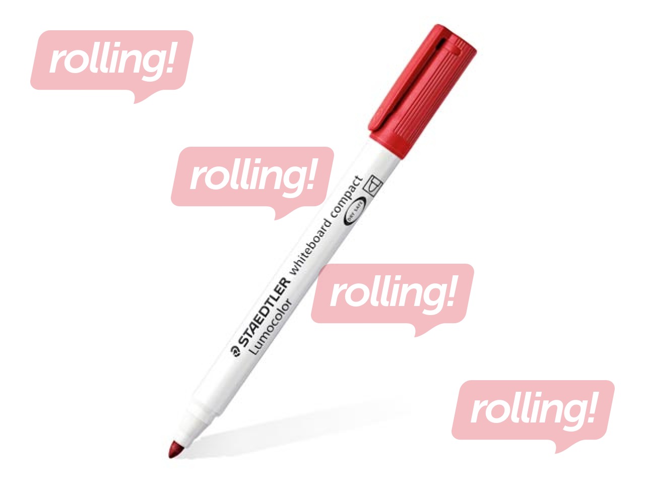 Whiteboard set Staedtler Lumocolor, 1-2mm, 4 colours