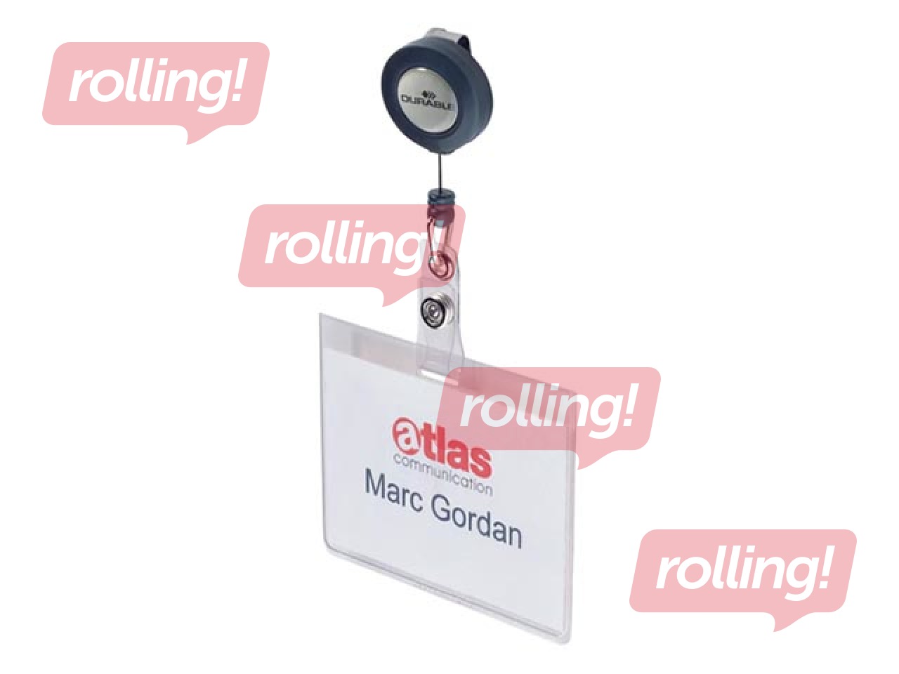 Identifikācijas kartes turētājs Durable, izvelkams