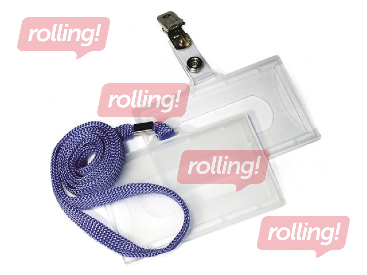 ID kaardi hoidja sinise paelaga Argo, 59 x 92 mm