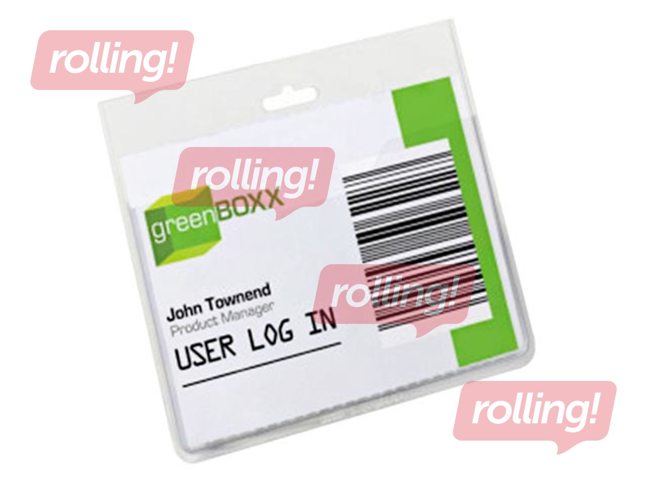 Identifikācijas karte Durable bez stiprinājuma, 60x90mm, horizontāla