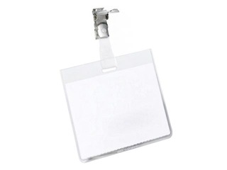 Name Badge with clip Durable, 60x90mm, horizontal