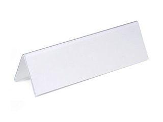 Table card holder, 105/210 x 297 mm, transparent