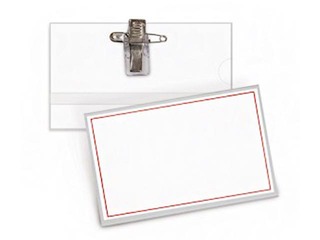 Identification card with a clip Forpus, 54 x 90 mm