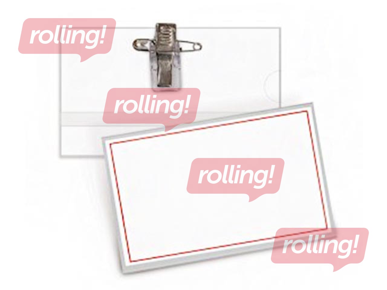 Идентификационная карта с метал. клипсой Forpus 54х90мм