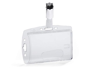 Держатель для идентификационной карты Durable, с клипсой, 54x85мм