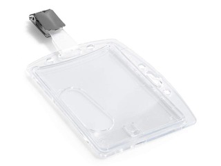 Держатель для идентификационной карты Durable, с клипсой, 54x85мм