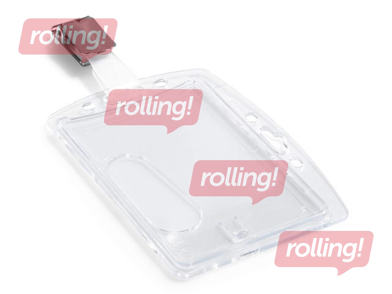 Держатель для идентификационной карты Durable, с клипсой, 54x85мм