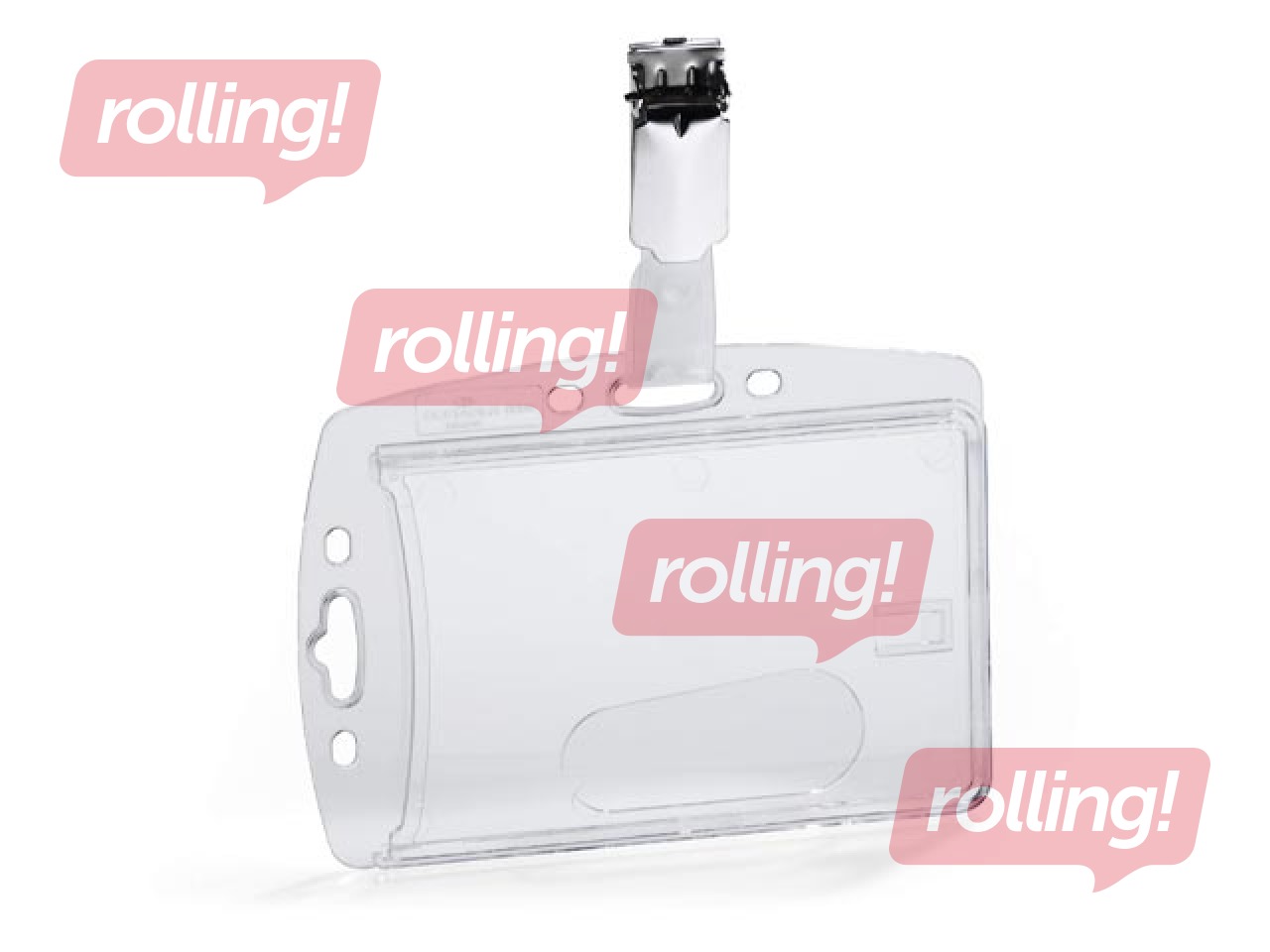 Identifikācijas kartes turētājs Durable, ar klipsi, 54x85mm