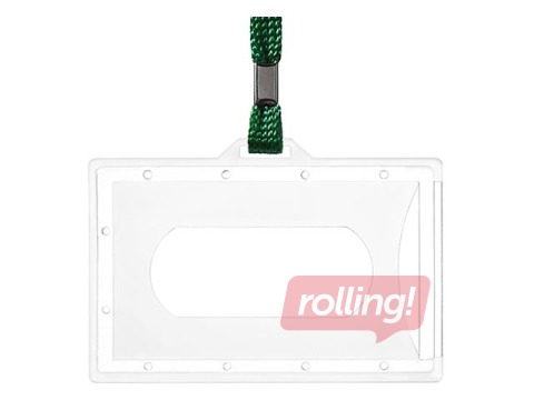 Identifikācijas karte ar zaļu lenti Argo, 59 x 92 mm