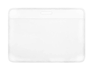 Identification card holder, transparent, 106x63mm