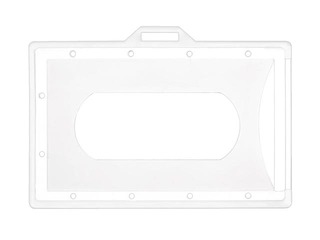 Identification card holder, transparent, 59 x 92 mm