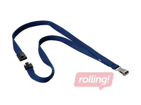 Textile lanyard Durable, midnight blue