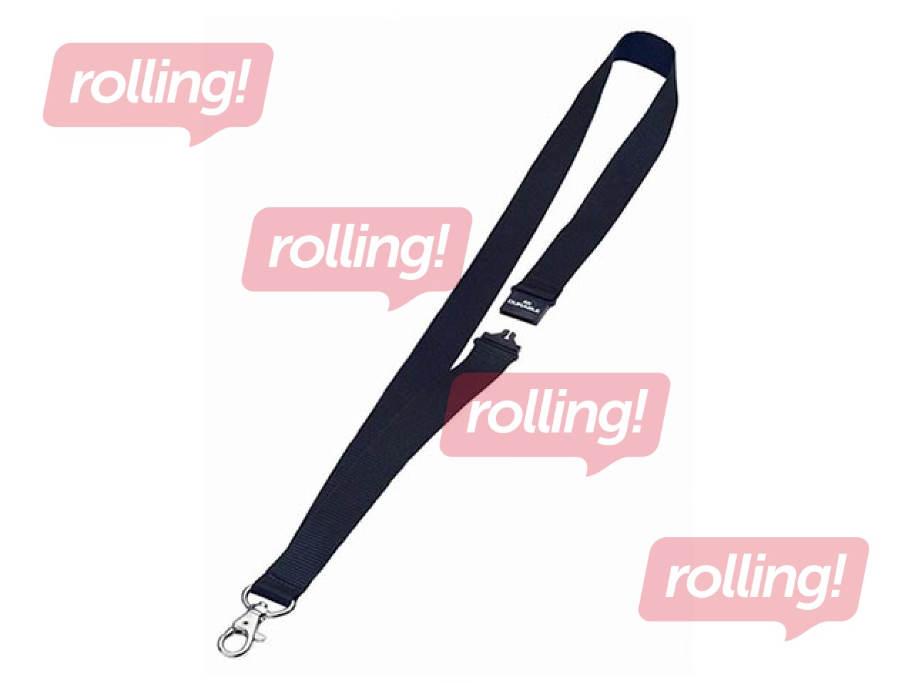 Текстильный шнурок для бейджа Durable, черный