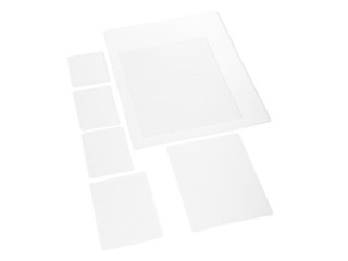 Dokumentu vāciņi Durable A6 (105x148mm) ar vaļēju augšmalu, caurspīdīgi