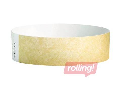 Paberist käepaelad Tyvek 100 tk, kuldne