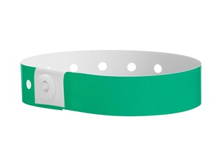 Plastic wristbands 100 pcs, green