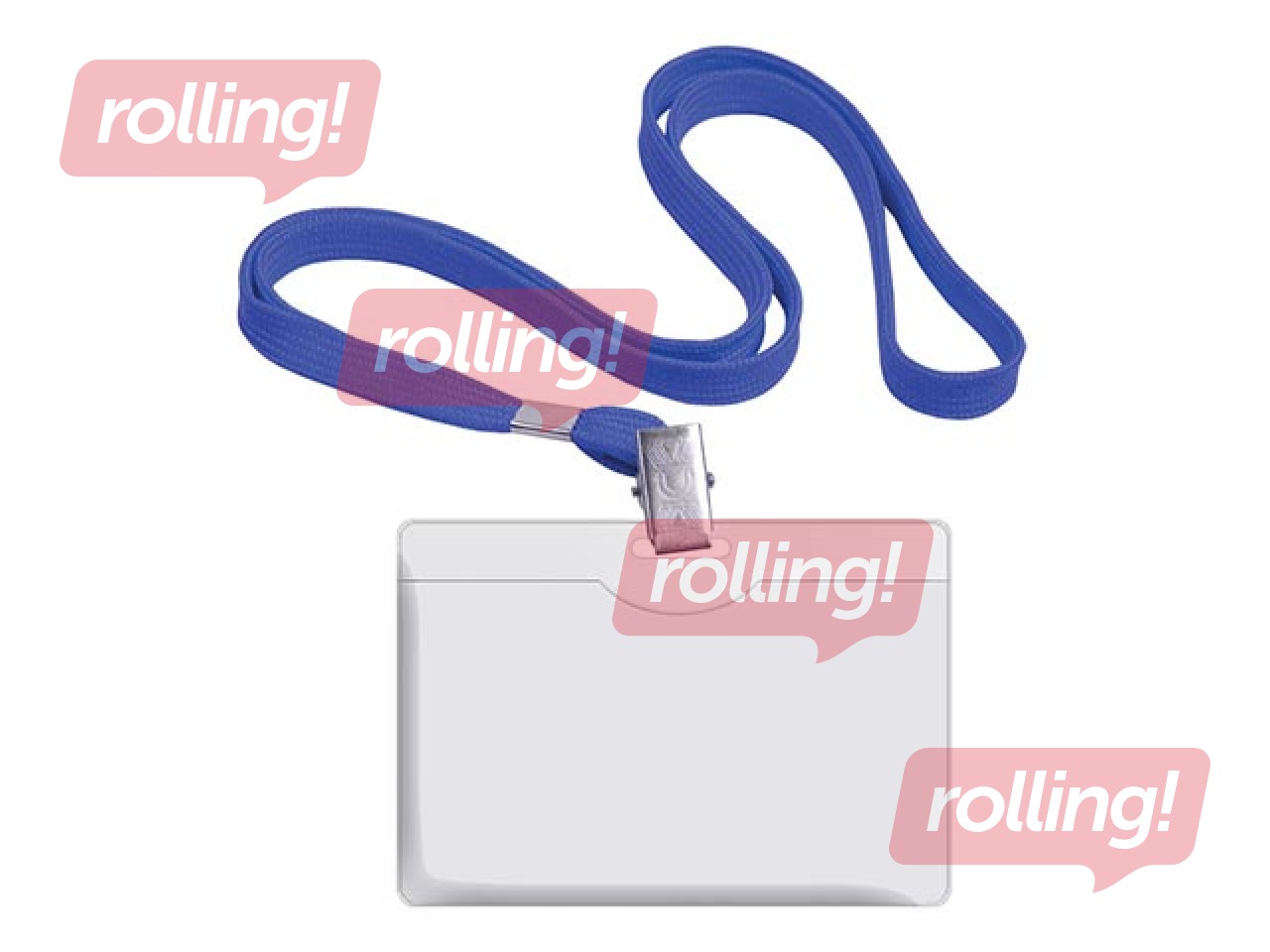 Identification card holder with a blue belt Forofis 58x90 mm