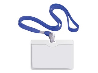 Identifitseerimiskaardi hoidja,  sinise paelaga Forofis 58 x 90 mm