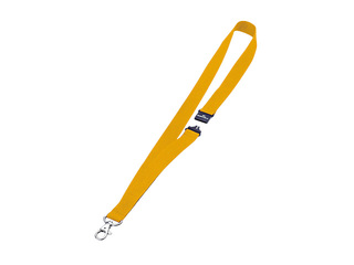 Identifikācijas kartes lenta, Durable, ar drošības sprādzi, dzeltena, 44x2cm