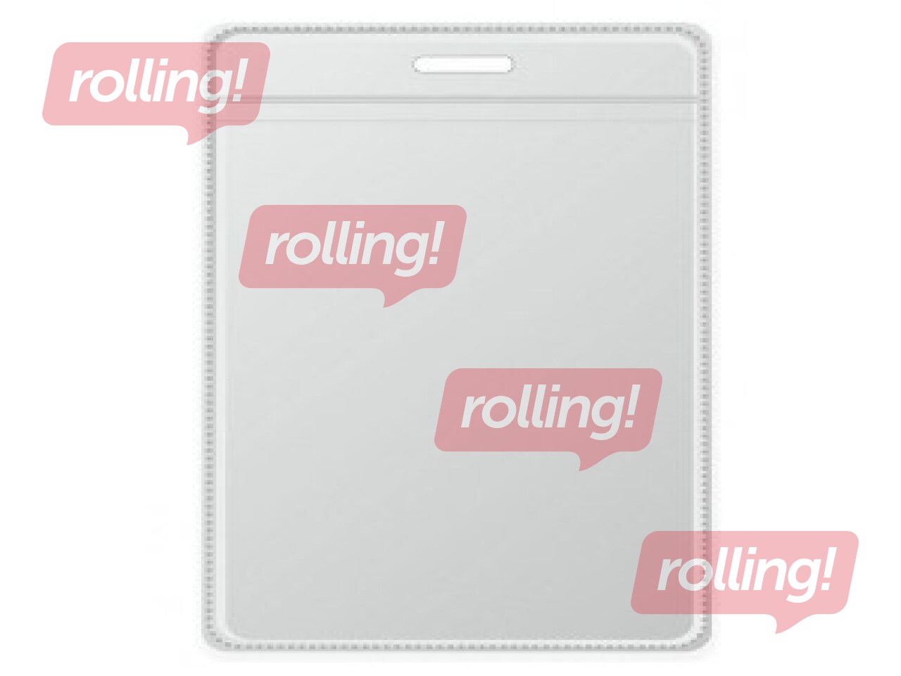 Identifikācijas karte bez stiprinājuma, Forpus, vertikāla, 90x55mm