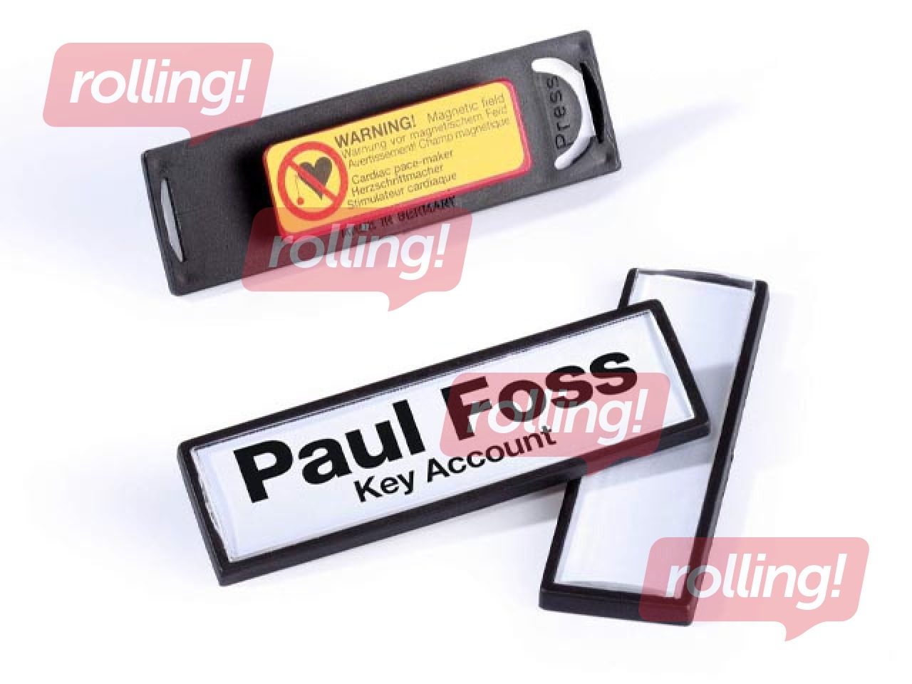 Identifikācijas karte ar magnētu Durable, 17x67mm