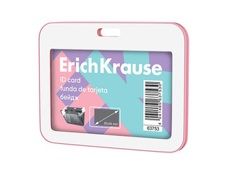 Identifikācijas karte ErichKrause, pasteļ rozā, 85x54mm