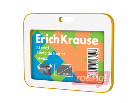 ID-kaardi hoidja ErichKrause, neoonkollane, 85x54mm