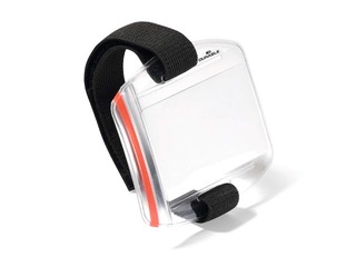 ID card holder Durable Outdoor, with arm strap, 54x90mm, 10 pcs.