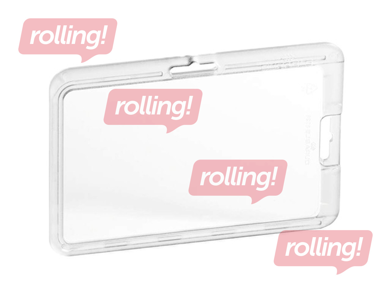 Identifikācijas kartes turētājs Durable, Permanenty closed, 54x87mm, 1 gab.