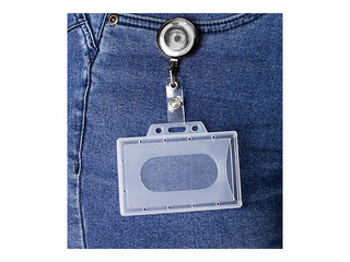 ID card holder Eagle, retractable, 4pcs