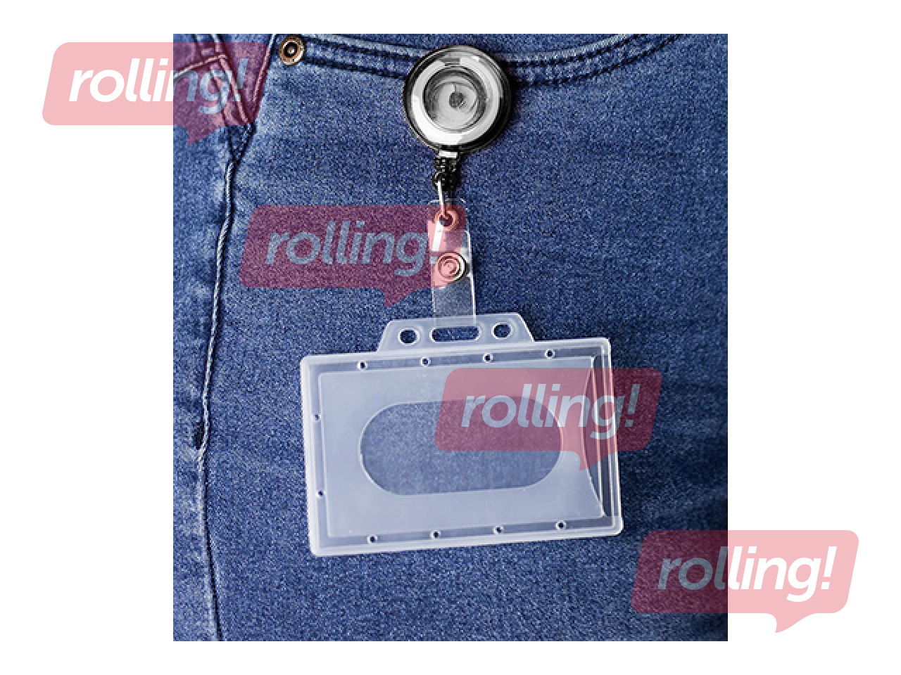 Identifikācijas kartes turētājs Eagle, izvelkams, 4 gab.