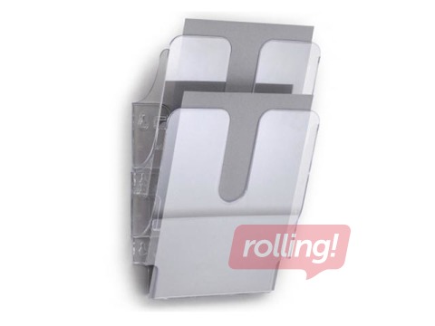 Literature holder Flexiplus 2, A4, transparent