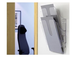 Literature holder Flexiplus 2, A4, transparent
