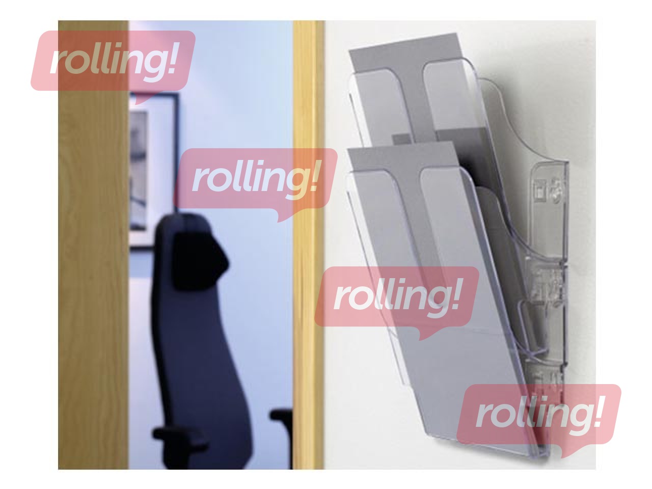 Prospektu turētājs Flexiplus 2, A4, caurspīdīgs