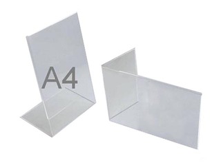 Держатель проспектов A4, L - форма, вертикальный