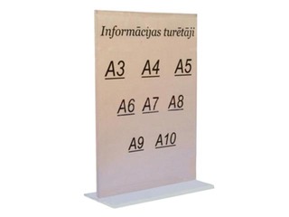Reklaamalus A5, T - seisak, vertikaalne