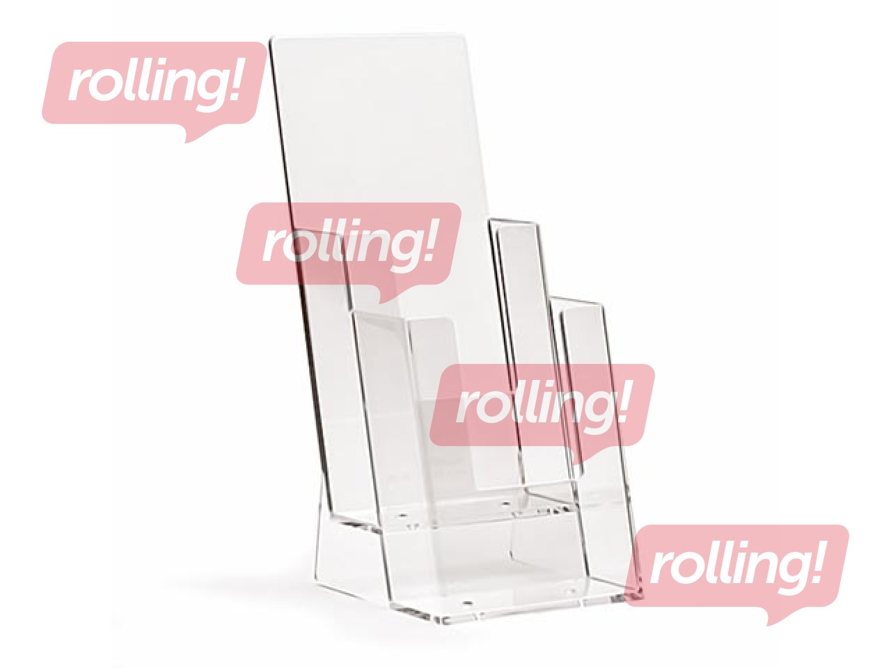 Reklaamalus  1/3 A4 , vertikaalne 2 sahtlit